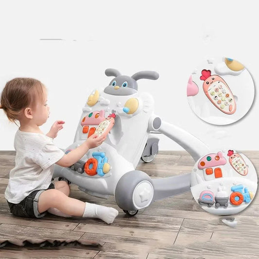 2-in-1 Baby Walker with Music & Activity – Safe Learning & Fun | Bacha Toys