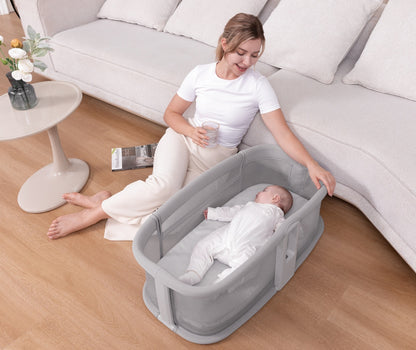 Dream Starlight Bedside Bassinet – 5-in-1 Smart Baby Bed for Sleep, Play & Comfort | Bacha Toys