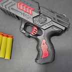 Black Hawk 10-Shot Pressure Transmitter Toy Gun – Dual Function Long-Range Blaster | Bacha Toys