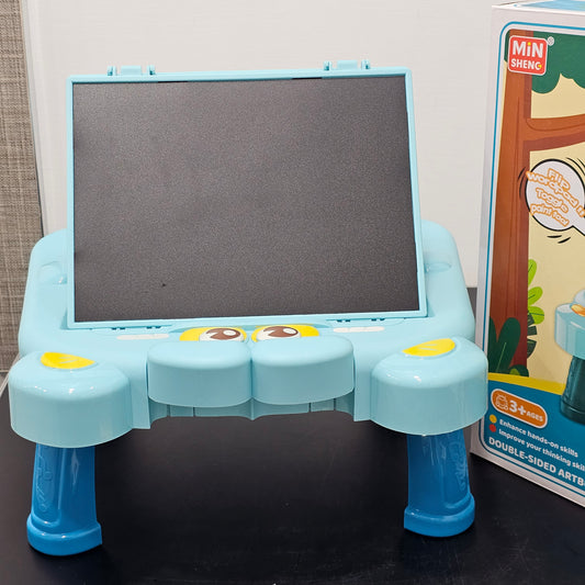 2-in-1 Drawing Board for Kids – Chalk & Marker Writing Board with Accessories | Bacha Toys