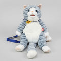 Learn to Speak Plush Cat with Shoulder Bag – Blue Colour | Bacha Toys Pakistan