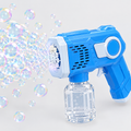 Mini Bubble Gun Toy with Music & Lights for Kids