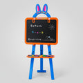 3-in-1 Kids Magnetic Writing Board – White Board, Black Board & Learning Easel