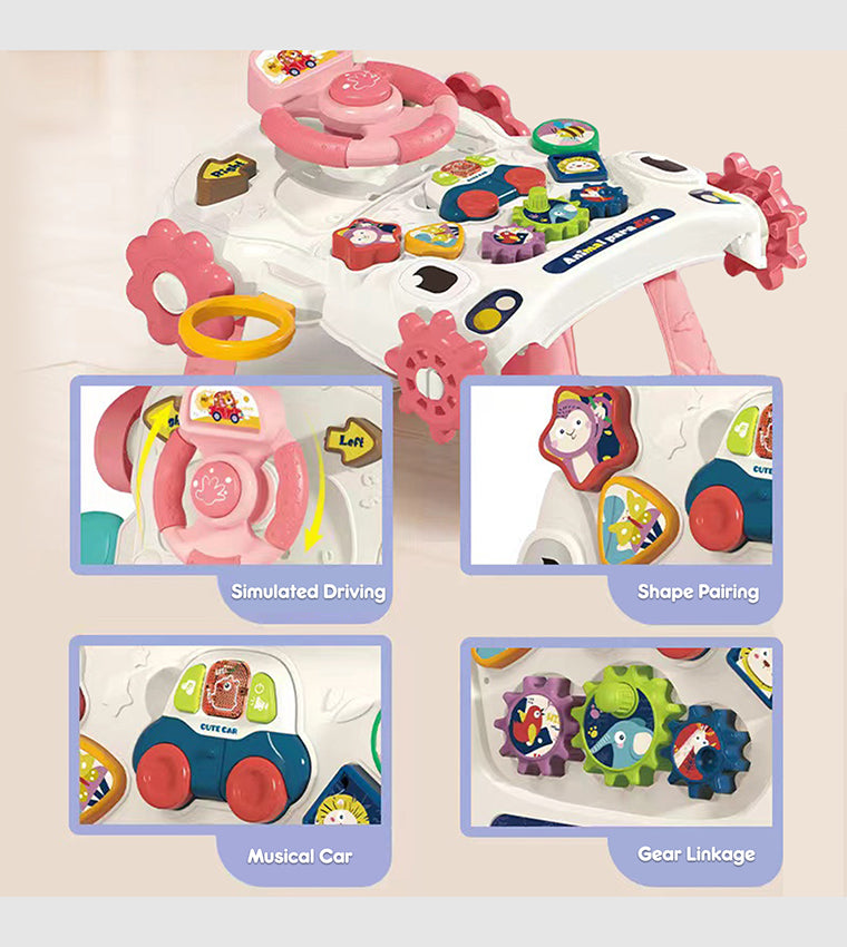 5-in-1 Baby Activity Walker with Music & Lights | Bacha Toys