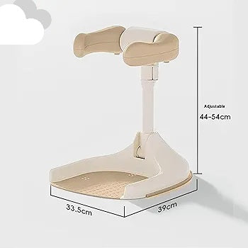 Baby Bath Stand with Adjustable 5 Levels – Foldable Infant Bath Shower Stand