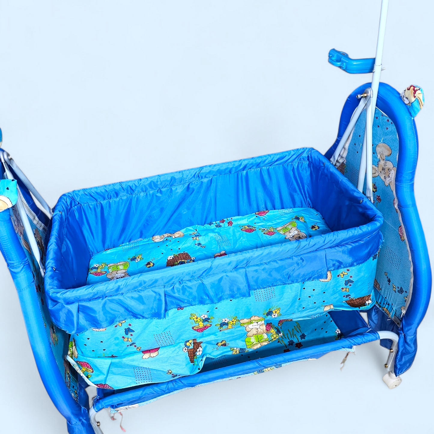 Baby Swing with Wheels & Mosquito Net (0–3 Years) | Bacha Toys