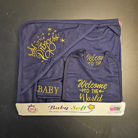 Welcome to the World Baby Dress Set – Newborn Baby Clothes | Bacha Toys