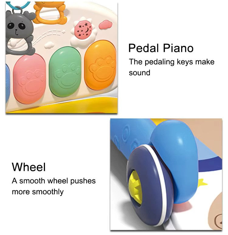 2 in 1 Walker Pedal Piano – Best for 0m+ Early Learning | Bacha Toys