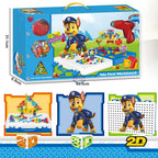 3-in-1 Real Power Tool Workbench Playset – 255 Pcs Puzzle Panel | Bacha Toys