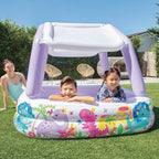 Intex Sun Shade Baby Pool – Kids Inflatable Swim Center Pool #57470