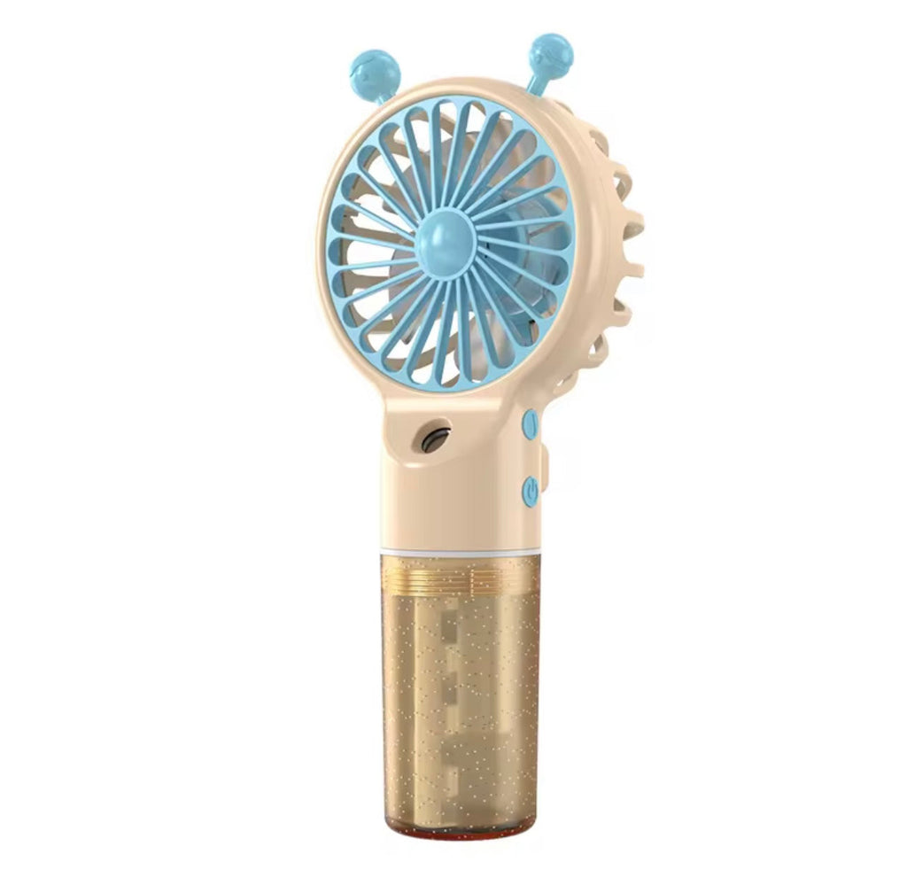 Spray Mini Handheld Fan – Rechargeable Mist Cooling Fan (400mAh)