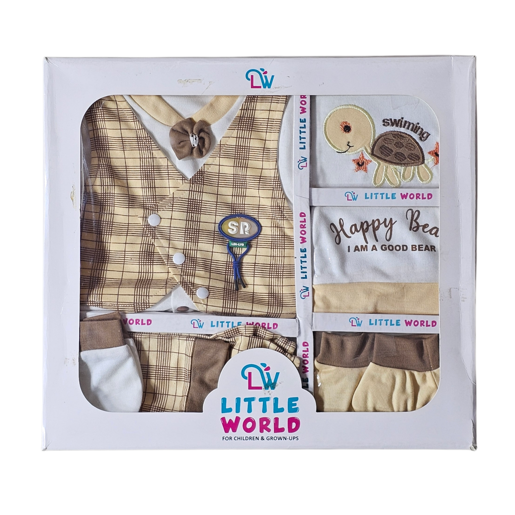 Little World Newborn Baby Gift Box Set – Complete Clothing Essentials | Bacha Toys