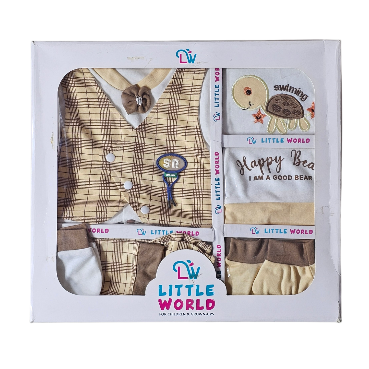Little World Newborn Baby Gift Box Set – Complete Clothing Essentials | Bacha Toys