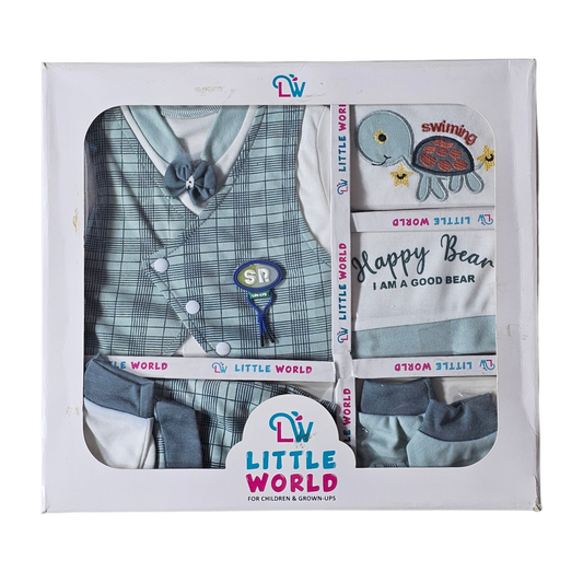 Little World Newborn Baby Gift Box Set – Complete Clothing Essentials | Bacha Toys