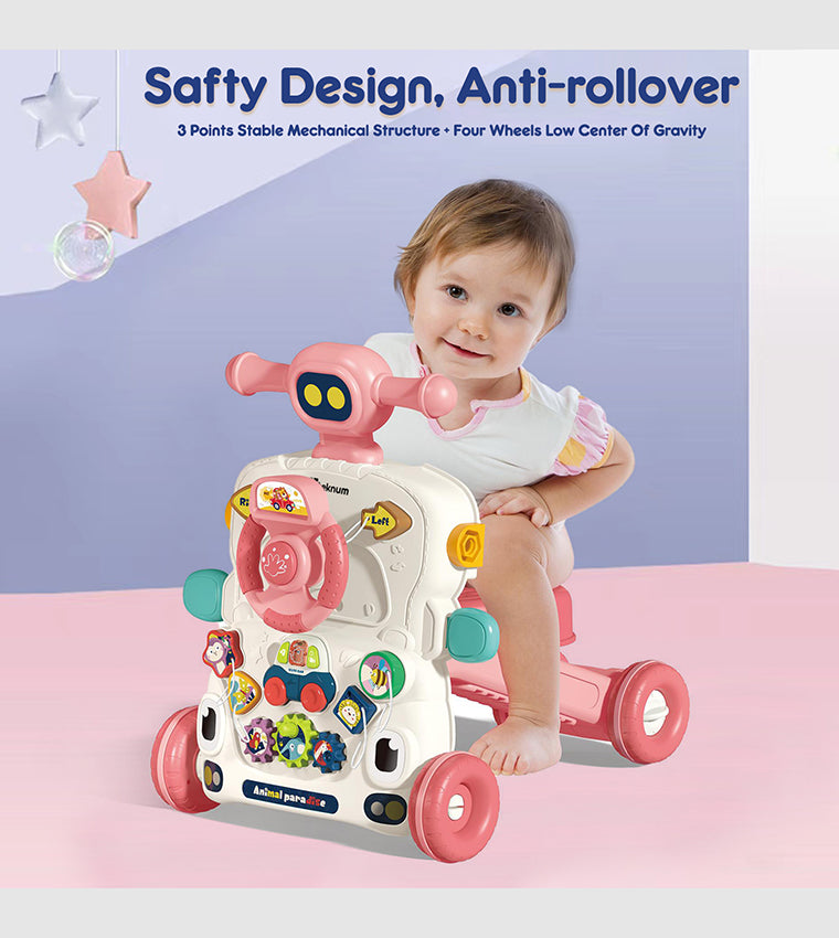 5-in-1 Baby Activity Walker with Music & Lights | Bacha Toys