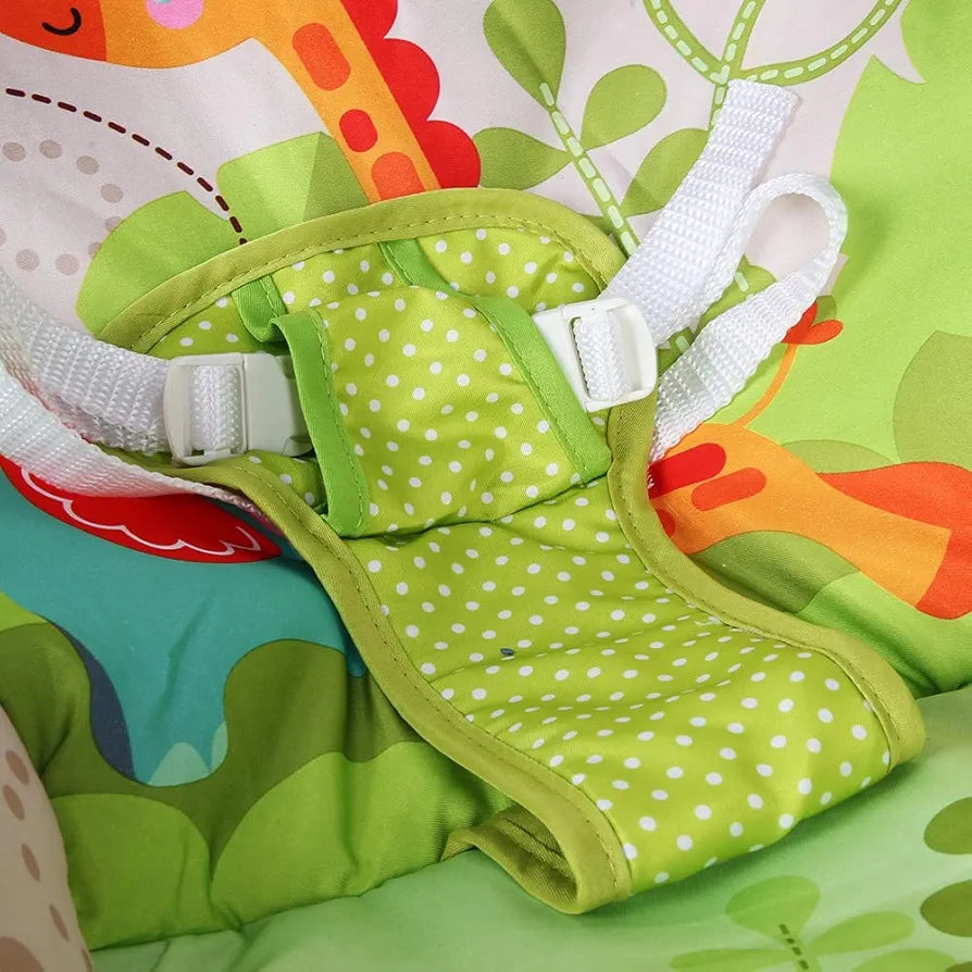 Baby Rocker – Infant to Toddler with Fold-Out Kickstand (0M+, 40 lbs / 18 kg) | Bacha Toys