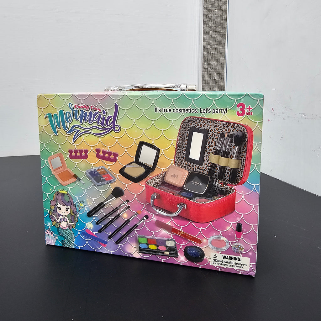 Mermaid Vanity Case – Let’s Party Makeup Box (Real Cosmetics) | Bacha Toys
