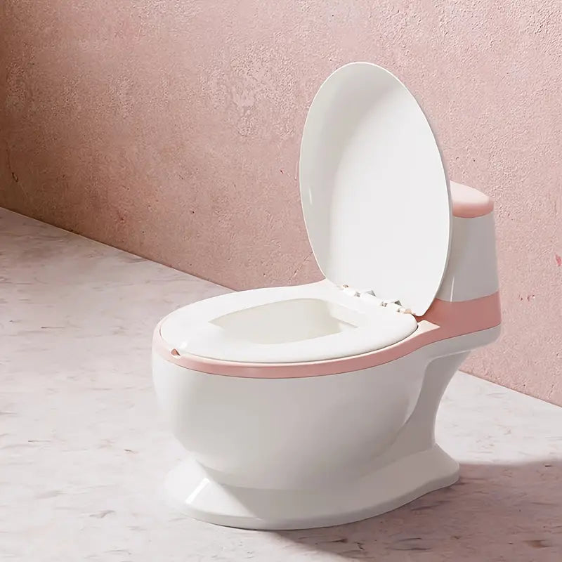 Baby Potty Training Seat – Realistic Toilet Design with Lid & Built-in Wipe Holder | Bacha Toys