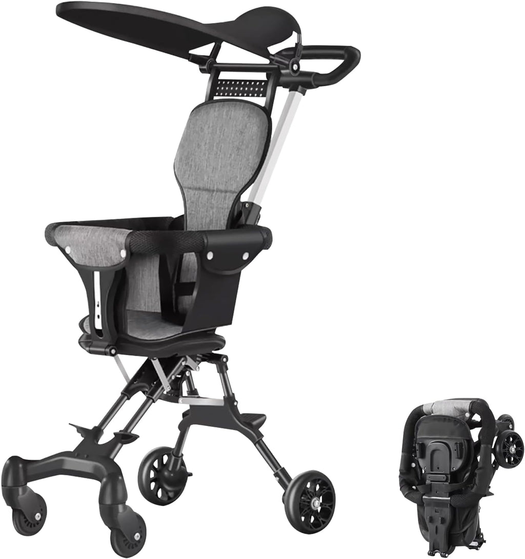 Two-Way Push Compact Baby Stroller – Lightweight & Anti-Rollover Design | Bacha Toys
