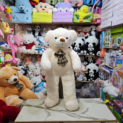 Off-White Teddy Bear – 5 Feet Soft Plush Toy | Bacha Toys