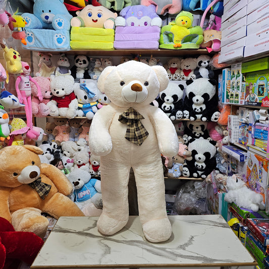 Off-White Teddy Bear – 5 Feet Soft Plush Toy | Bacha Toys