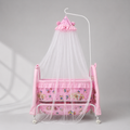 Baby Swing with Wheels & Mosquito Net (0–3 Years)