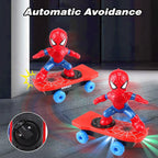 R.C. Spider-Man Scooter | Music, Lighting & 360° Rotation - Bacha Toys