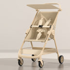 Kids Baby Stroller – Soft Seat with Canopy & Storage Basket