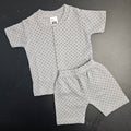 New Born Baby Dress – Dots Print, Gray Colour | Bacha Toys