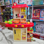 Stream Effect Kitchen Set – 65cm Height | 46 Accessories - Bacha Toys