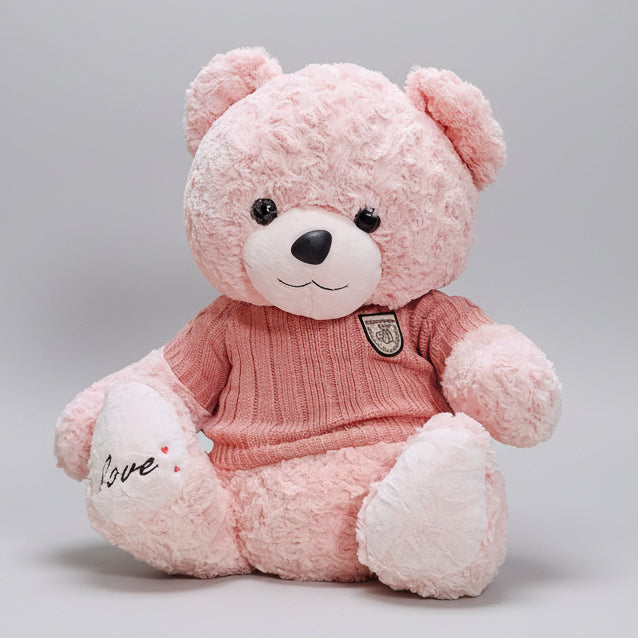 Sweater Bear – 50cm Pink Colour Soft Plush Toy | Bacha Toys