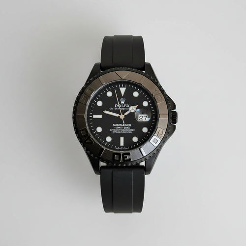 Rolex Submariner Style Men’s Watch with Leather Box – Premium Gift Edition