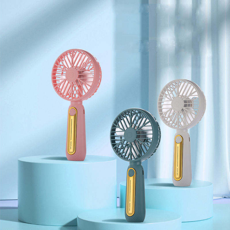 Portable Handheld Mini Fan – 3 Speed USB Rechargeable Fan