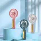Portable Handheld Mini Fan – 3 Speed USB Rechargeable Fan