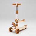 Kids 3 Wheel Scooter with Seat – Foldable Ride-On with Lights & Music