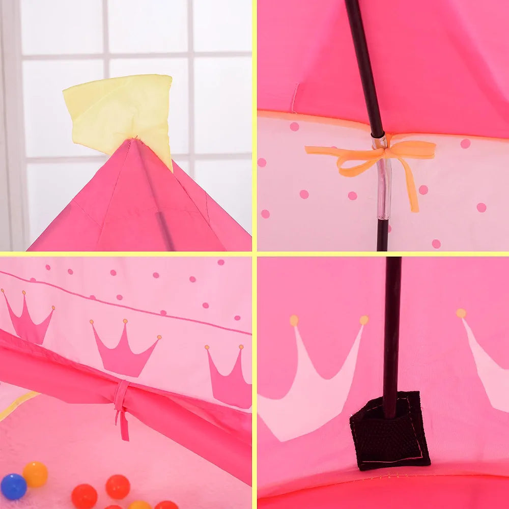 Kids Play Tent House | 135cm Height | 105cm Base | Indoor & Outdoor Fun! | Bacha Toys