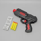 Black Hawk 10-Shot Pressure Transmitter Toy Gun – Dual Function Long-Range Blaster | Bacha Toys
