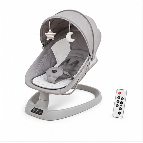 Kidilo 3-in-1 Deluxe Multi-Functional Bassinet – Electric Baby Rocker, Cradle & Bassinet