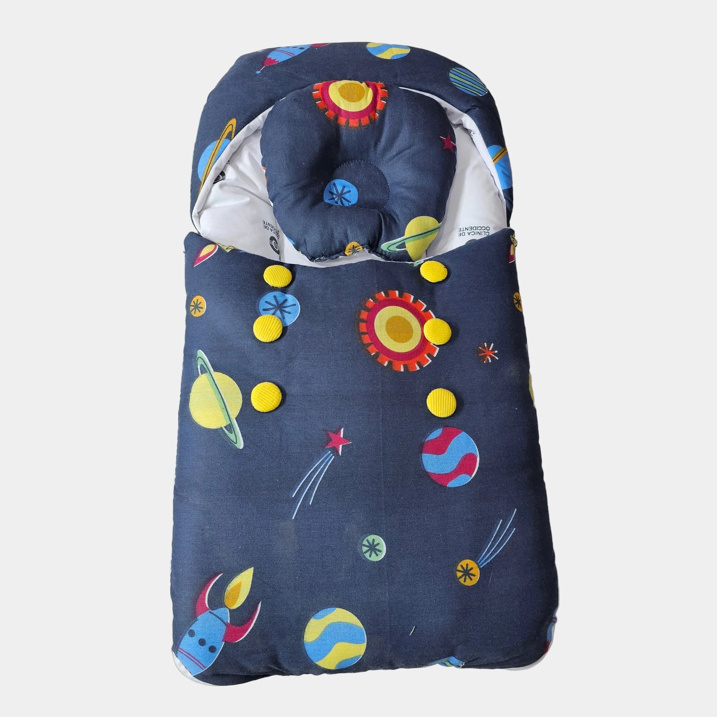 Baby Carry Nest with Head Cushion – Cotton Fabric | Soft & Cozy | Bacha Toys