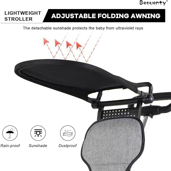 Two-Way Push Compact Baby Stroller – Lightweight & Anti-Rollover Design | Bacha Toys