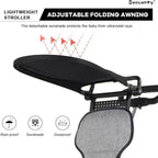 Two-Way Push Compact Baby Stroller – Lightweight & Anti-Rollover Design | Bacha Toys