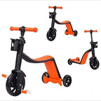 3-in-1 Kids Scooter, Tricycle & Push Car – Bacha Toys