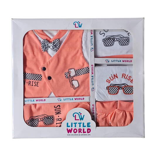 Little World Newborn Baby Gift Box Set – Essential Baby Clothing | Bacha Toys