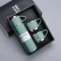 500ml Hot & Cold Water Bottle with 3 Cups – Family Travel Set