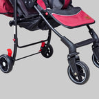 Lightweight Baby Stroller – Foldable with 360° Wheels & Sun Canopy