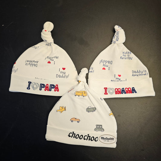 Pack of 3 Baby Caps – Soft Blended Stuff | Bacha Toys