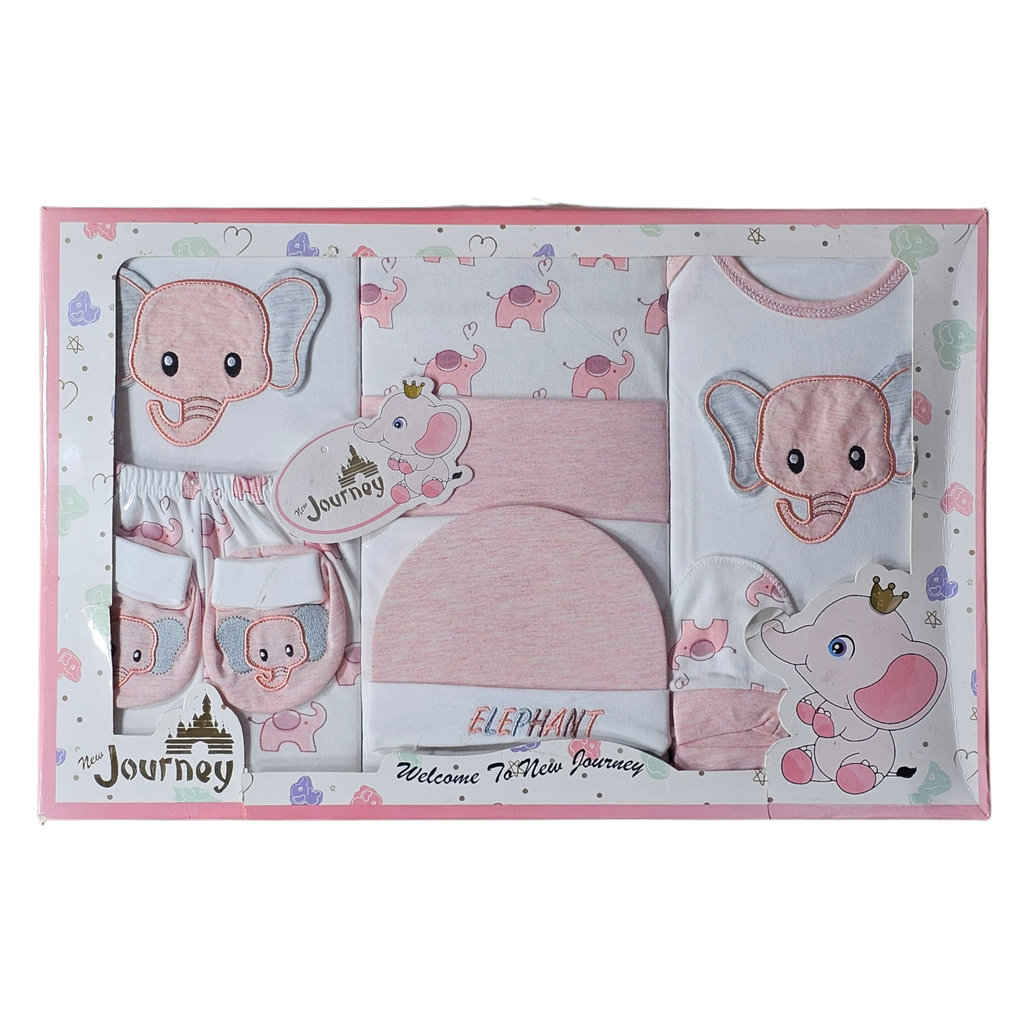 Welcome to New Journey Newborn Gift Set – 10 Pcs Baby Essentials | Bacha Toys