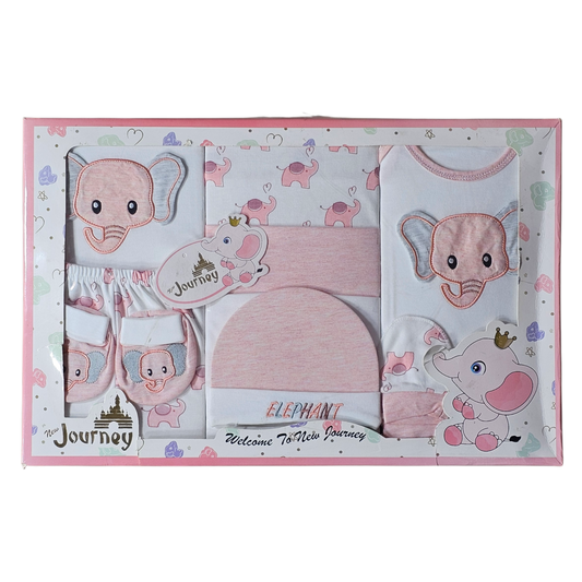 Welcome to New Journey Newborn Gift Set – 10 Pcs Baby Essentials | Bacha Toys