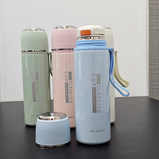 Classic Steel Water Bottle Cup – 450ml | Durable & Portable | Bacha Toys
