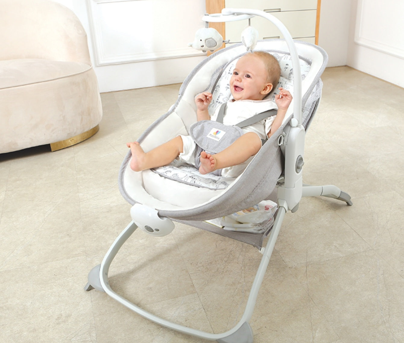 6 in 1 Deluxe Multi-Functional Bassinet for Newborns | Bacha Toys